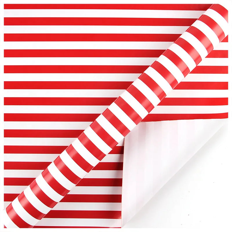 1PC 50*70cm Gift Wrapping Red Plaid Snowflake Christmas Gift Packaging Paper Diy Crafts Papers Birthday Christmas Gift Paper