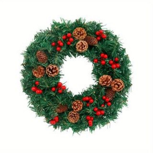 24 Inch 30 LED Prelit Christmas Wreath Artificial Christmas Wreaths