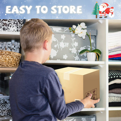 4ft Window Santa Claus Wreath, 5 LED Lights, Bundle Pocket Christmas