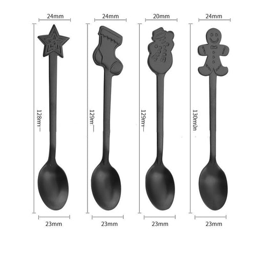 Cartoon spoon Christmas spoon gift cutlery set
