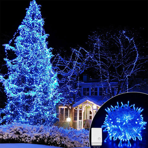 100 LED Christmas Fairy Lights – 33ft Outdoor & Indoor Decorations (8 Modes)