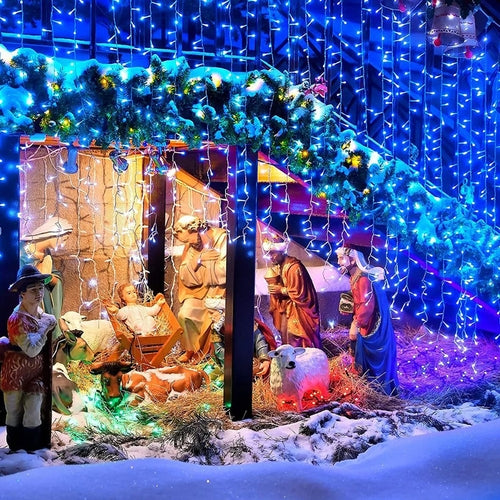 100 LED Christmas Fairy Lights – 33ft Outdoor & Indoor Decorations (8 Modes)