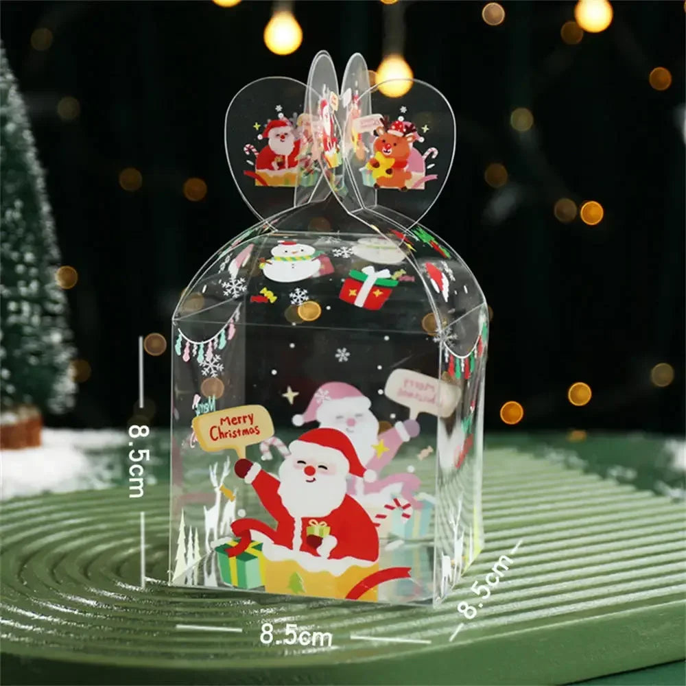 1pcs Christmas Ball Candy Box Christmas Tree Pendant Tinplate Children Spherical Gift Iron Box New Year Decoration Xmas