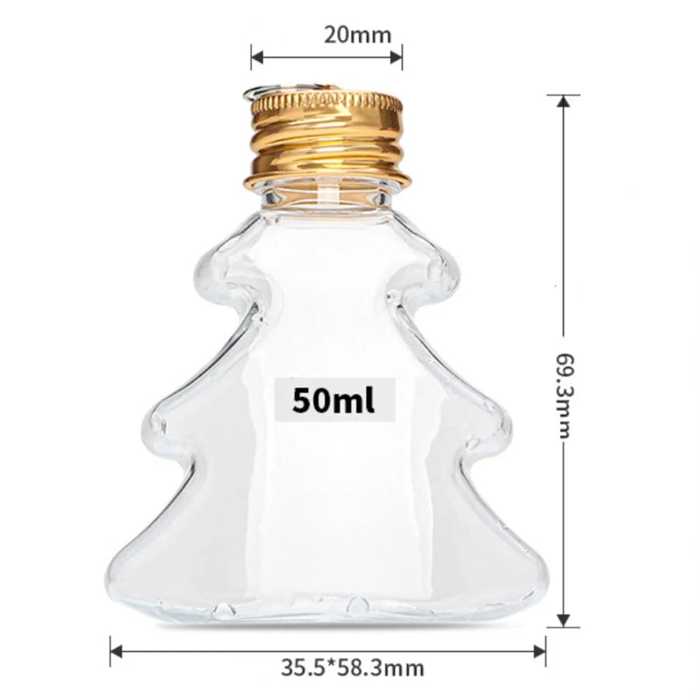 Christmas Decoration Ball Juice Cold Drink Water Beverage Bottle Booze Filled Xmas Tree Ornaments Home Outdoor Festival Decor