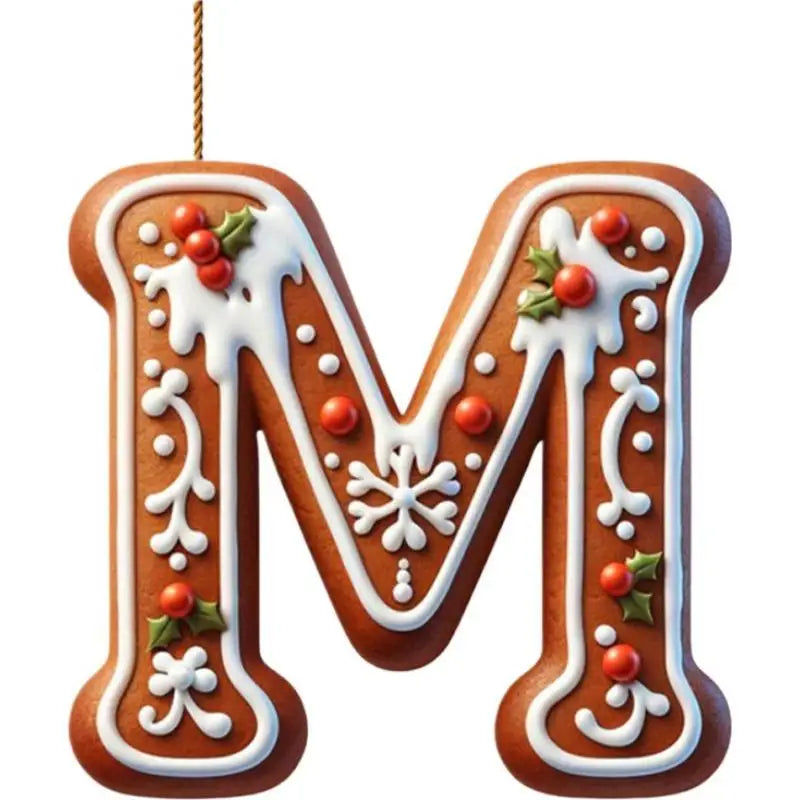 Christmas Ornaments DIY Decoration New Year Nativity 26 Letters Christmas Tree Hanging Navidad Decoration Holiday 2026