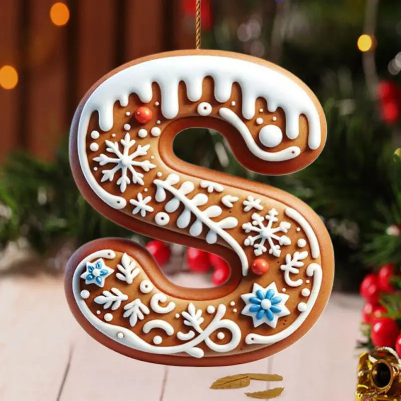Christmas Ornaments DIY Decoration New Year Nativity 26 Letters Christmas Tree Hanging Navidad Decoration Holiday 2026