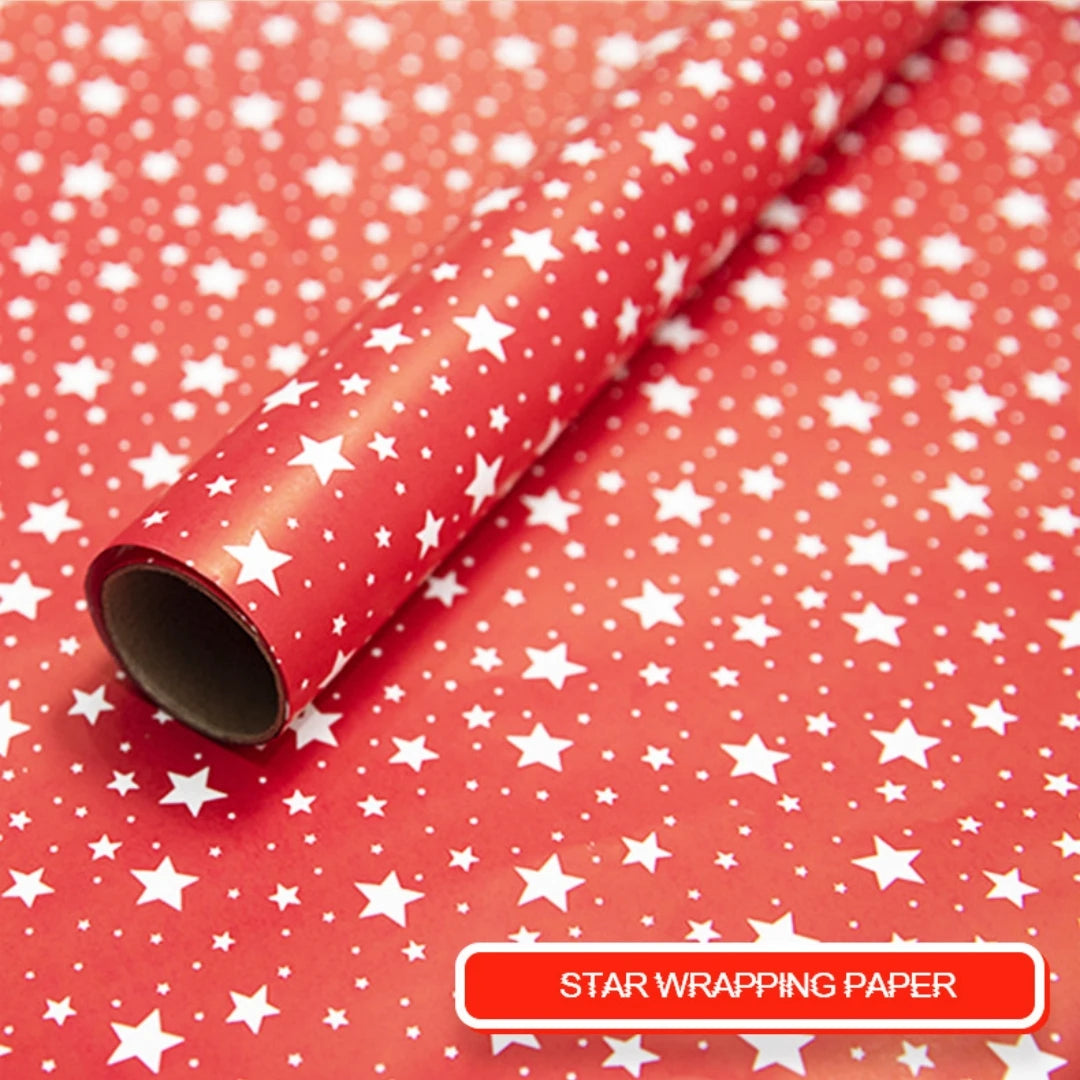 1PC 50*70cm Gift Wrapping Red Plaid Snowflake Christmas Gift Packaging Paper Diy Crafts Papers Birthday Christmas Gift Paper