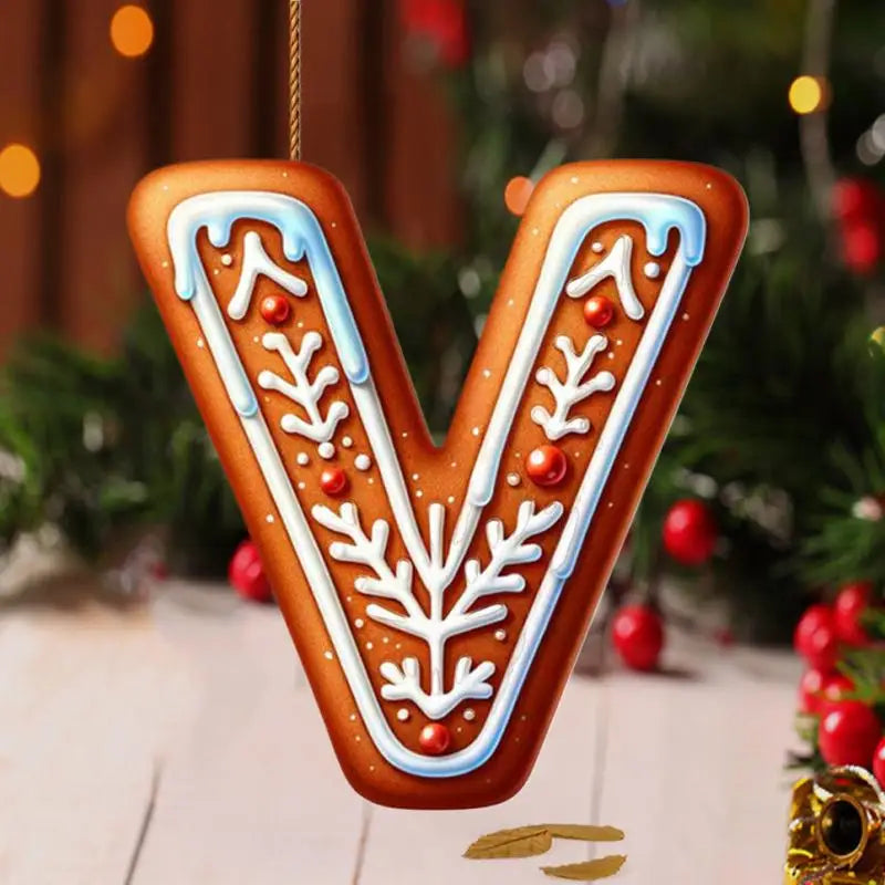 Christmas Ornaments DIY Decoration New Year Nativity 26 Letters Christmas Tree Hanging Navidad Decoration Holiday 2026