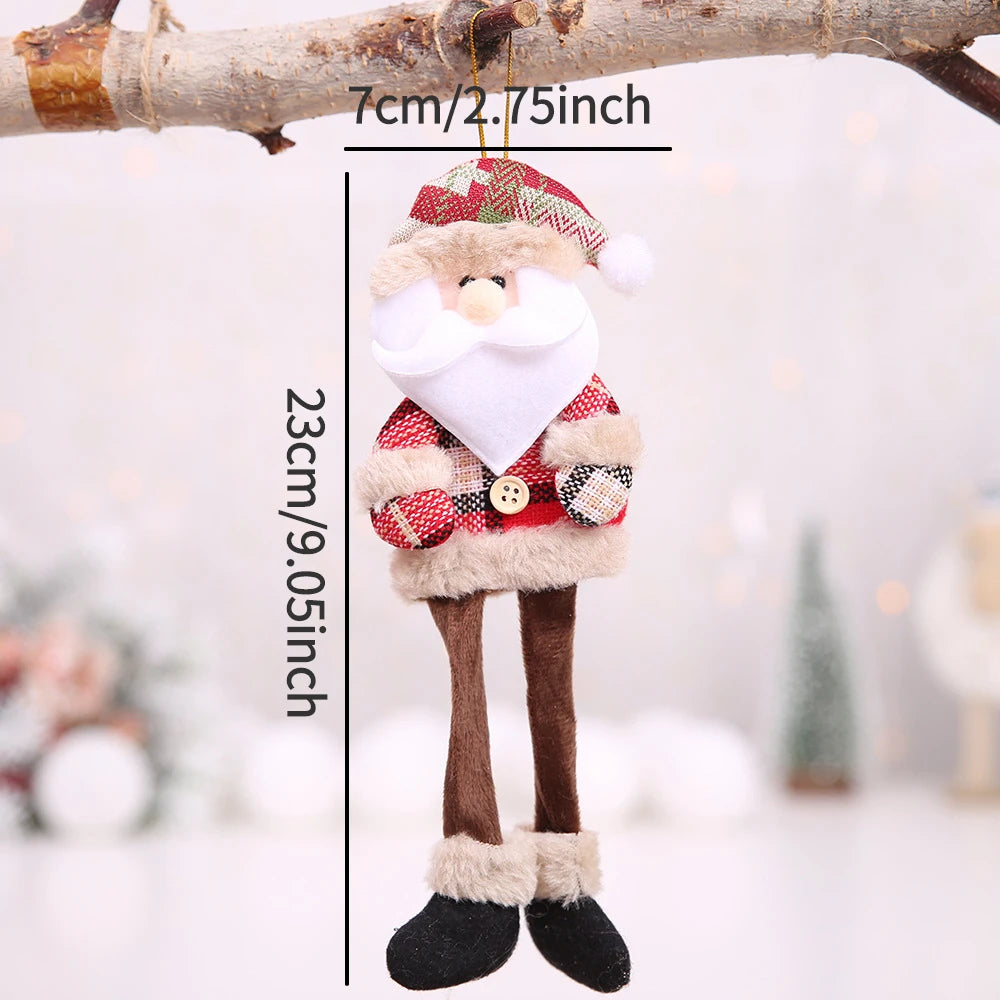 Christmas Decorations for Home Lovely Faceless doll Hanging Pendant Christmas Tree DIY Decor Ornaments Xmas New Year Gifts Kids
