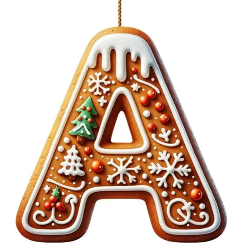 Christmas Ornaments DIY Decoration New Year Nativity 26 Letters Christmas Tree Hanging Navidad Decoration Holiday 2026