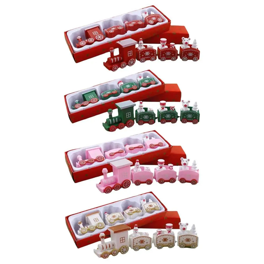 Christmas Train Merry Christmas Decorations For Home 2024 Cristmas Ornament Xmas Navidad Noel Gifts Happy New Year 2025 Gifts