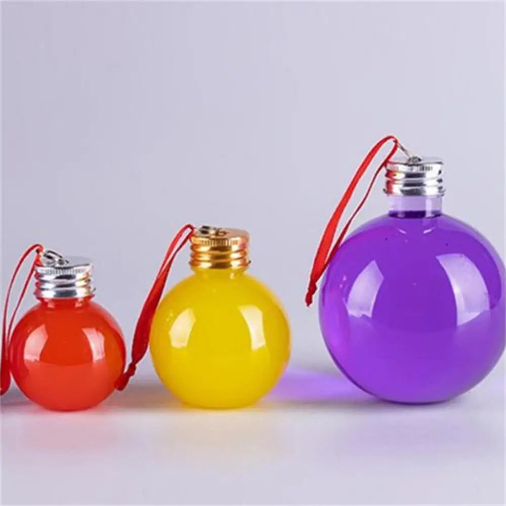 Christmas Decoration Ball Juice Cold Drink Water Beverage Bottle Booze Filled Xmas Tree Ornaments Home Outdoor Festival Decor