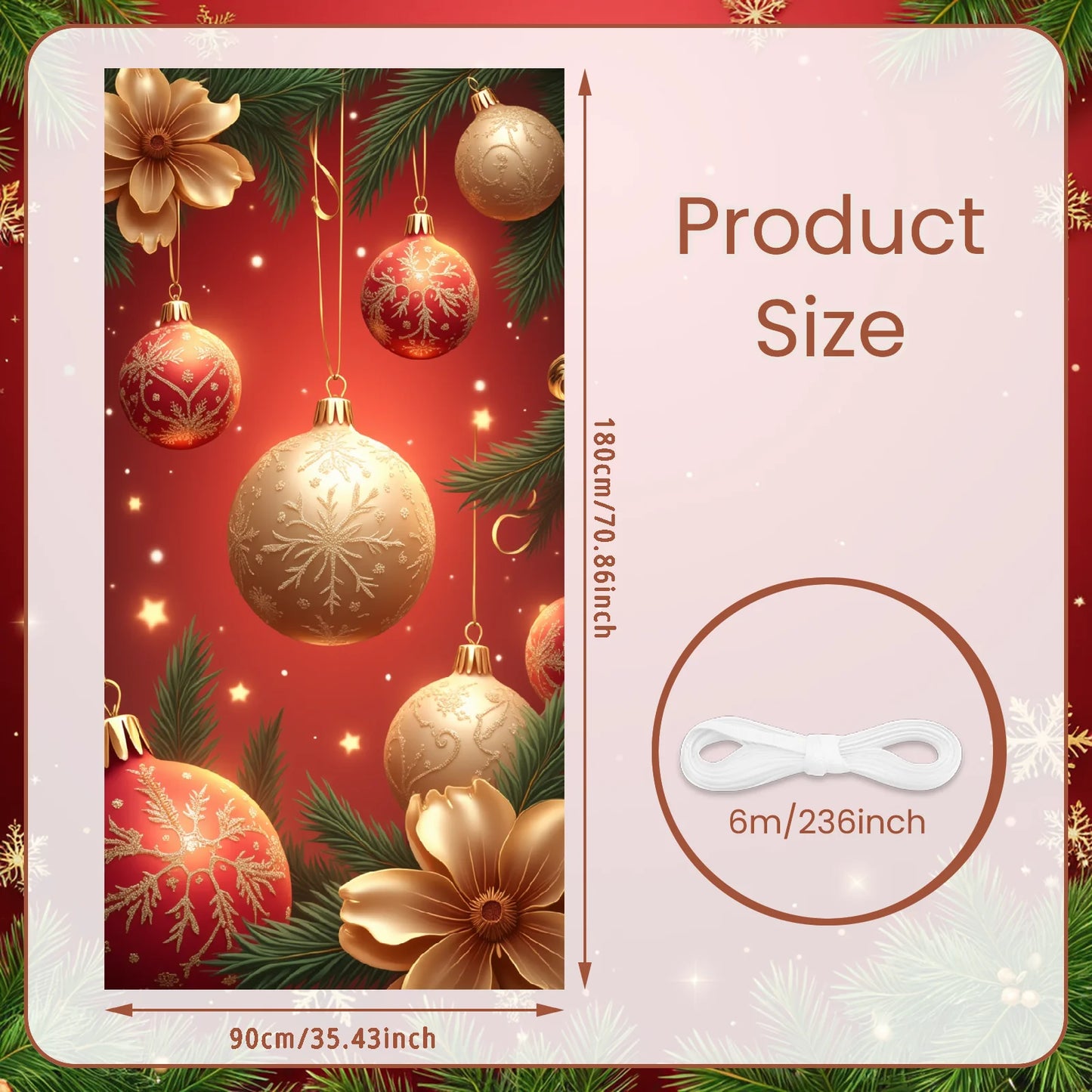 Christmas Hanging Flag Porch Door Banner Christmas Decorations For Home 2025 Ornaments Xmas Gifts Navidad New Year Decor 2026