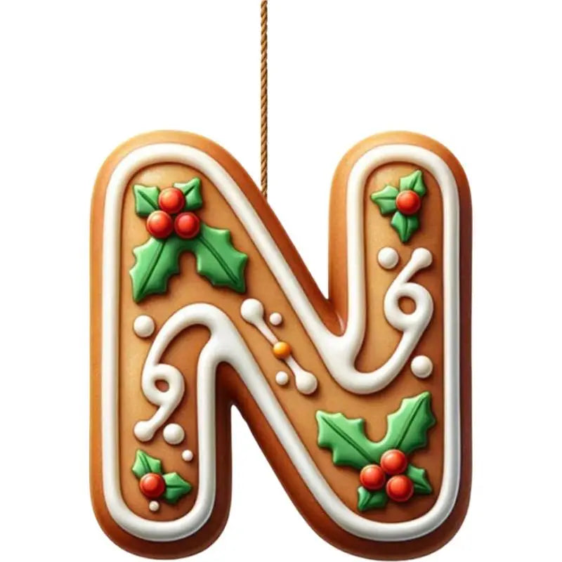 Christmas Ornaments DIY Decoration New Year Nativity 26 Letters Christmas Tree Hanging Navidad Decoration Holiday 2026