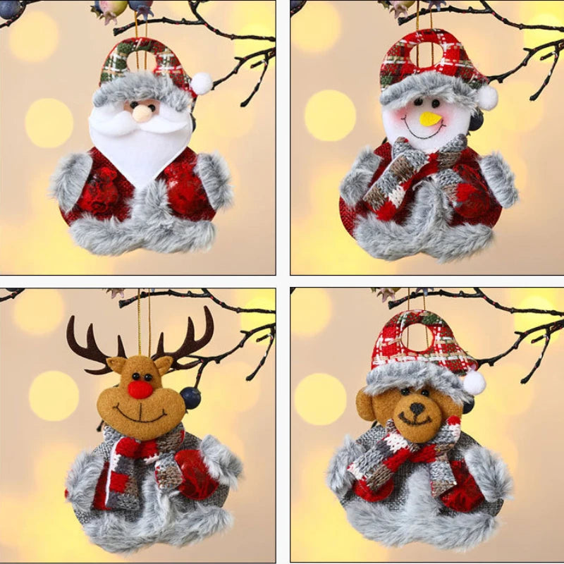 Christmas Decorations for Home Lovely Faceless doll Hanging Pendant Christmas Tree DIY Decor Ornaments Xmas New Year Gifts Kids