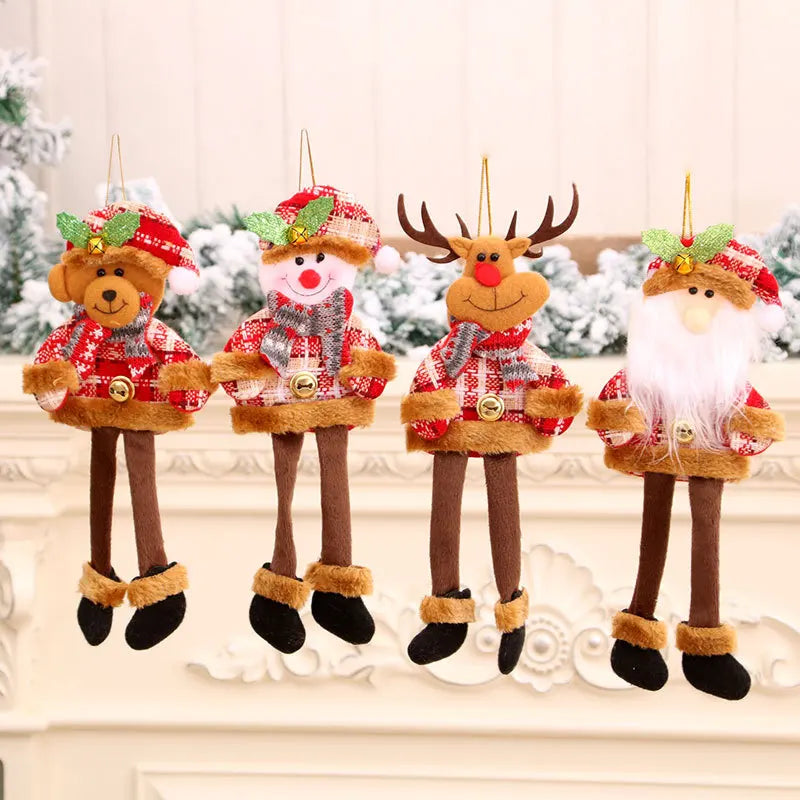 Christmas Decorations for Home Lovely Faceless doll Hanging Pendant Christmas Tree DIY Decor Ornaments Xmas New Year Gifts Kids
