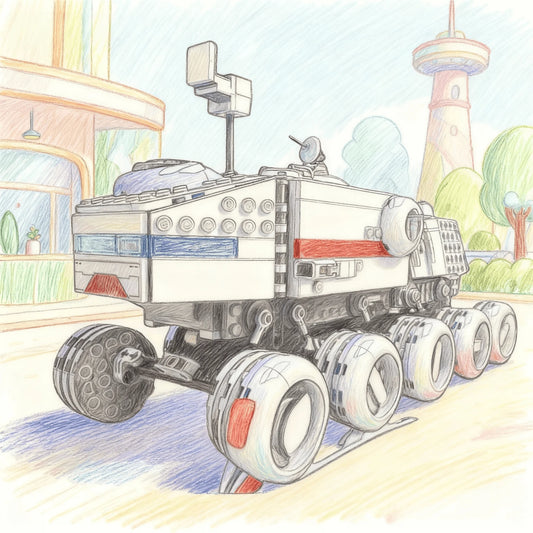 Christmas gift, home decoration, vehicle, architectural model, puzzle toy, intelligent mechanical assembly, children's assembly