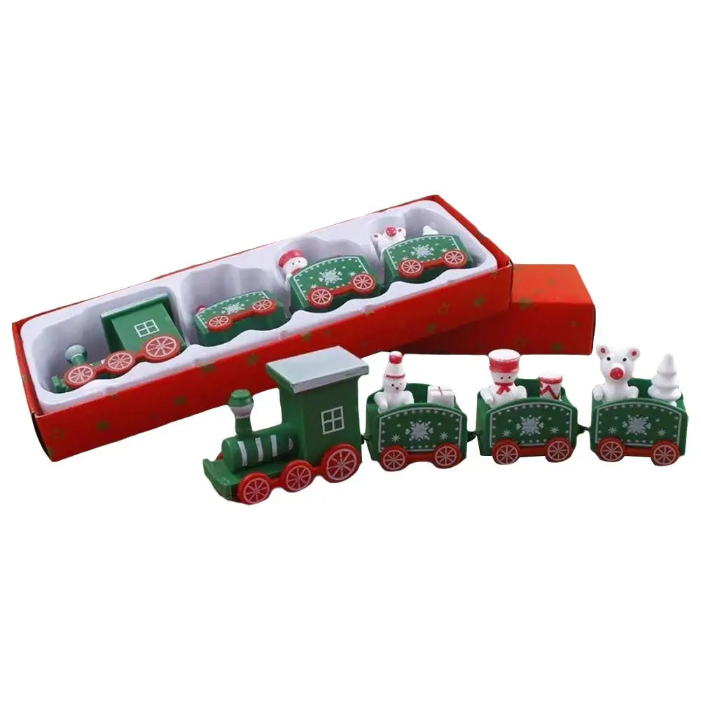 Christmas Train Merry Christmas Decorations For Home 2024 Cristmas Ornament Xmas Navidad Noel Gifts Happy New Year 2025 Gifts