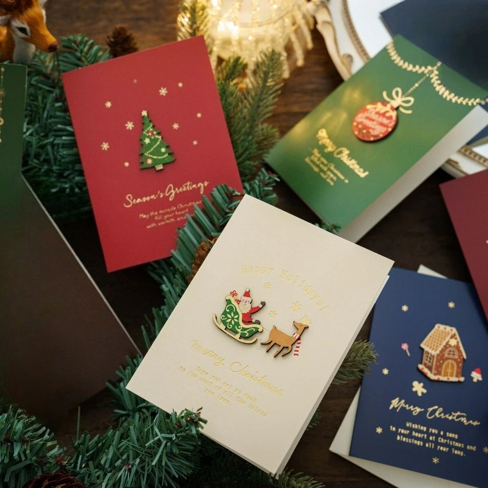 Christmas cards, vintage Christmas Eve cards, gift cards, holiday greetings cards, handwritten Christmas cards