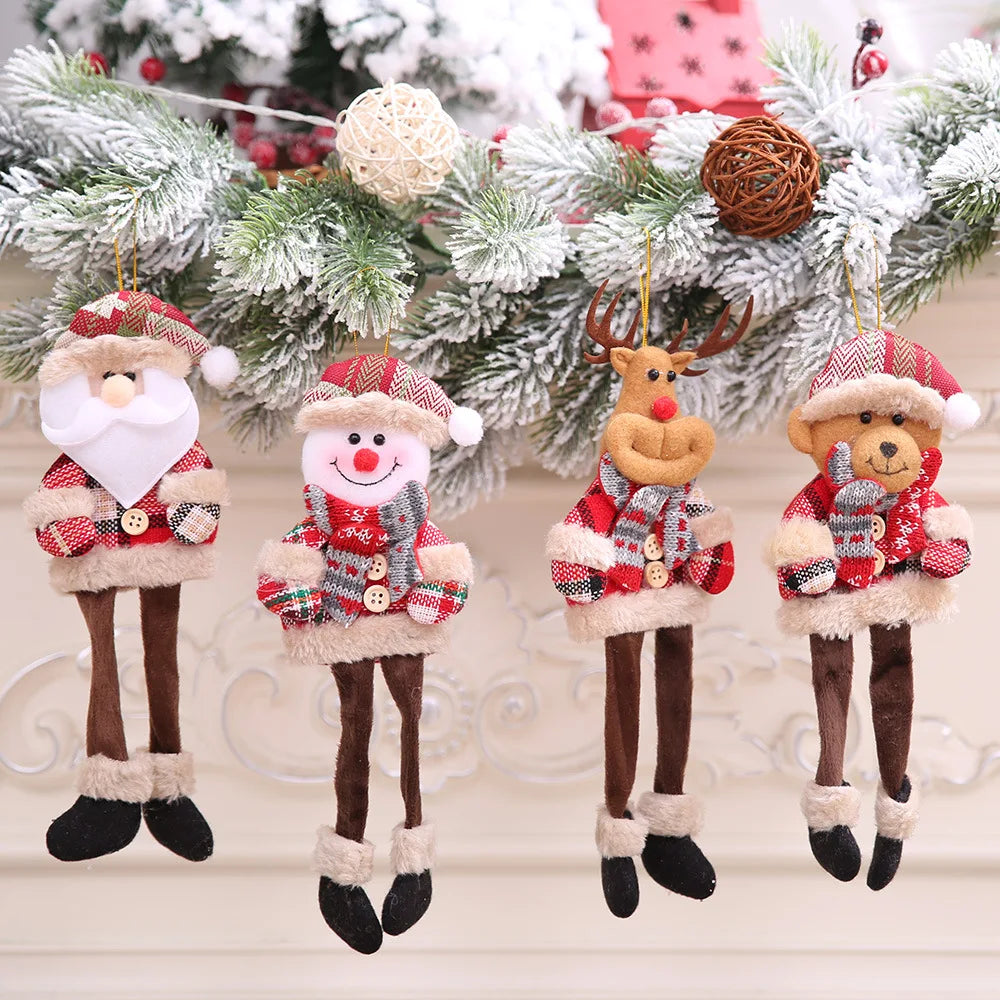 Christmas Decorations for Home Lovely Faceless doll Hanging Pendant Christmas Tree DIY Decor Ornaments Xmas New Year Gifts Kids