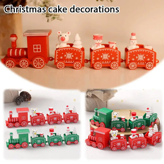 Christmas Train Merry Christmas Decorations For Home 2024 Cristmas Ornament Xmas Navidad Noel Gifts Happy New Year 2025 Gifts