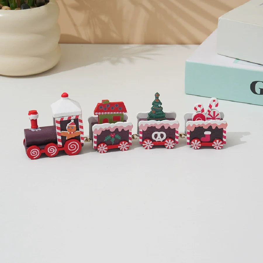 Christmas Train Merry Christmas Decorations For Home 2025 Cristmas Ornament Xmas Navidad Noel Gifts Happy New Year 2025 Decor