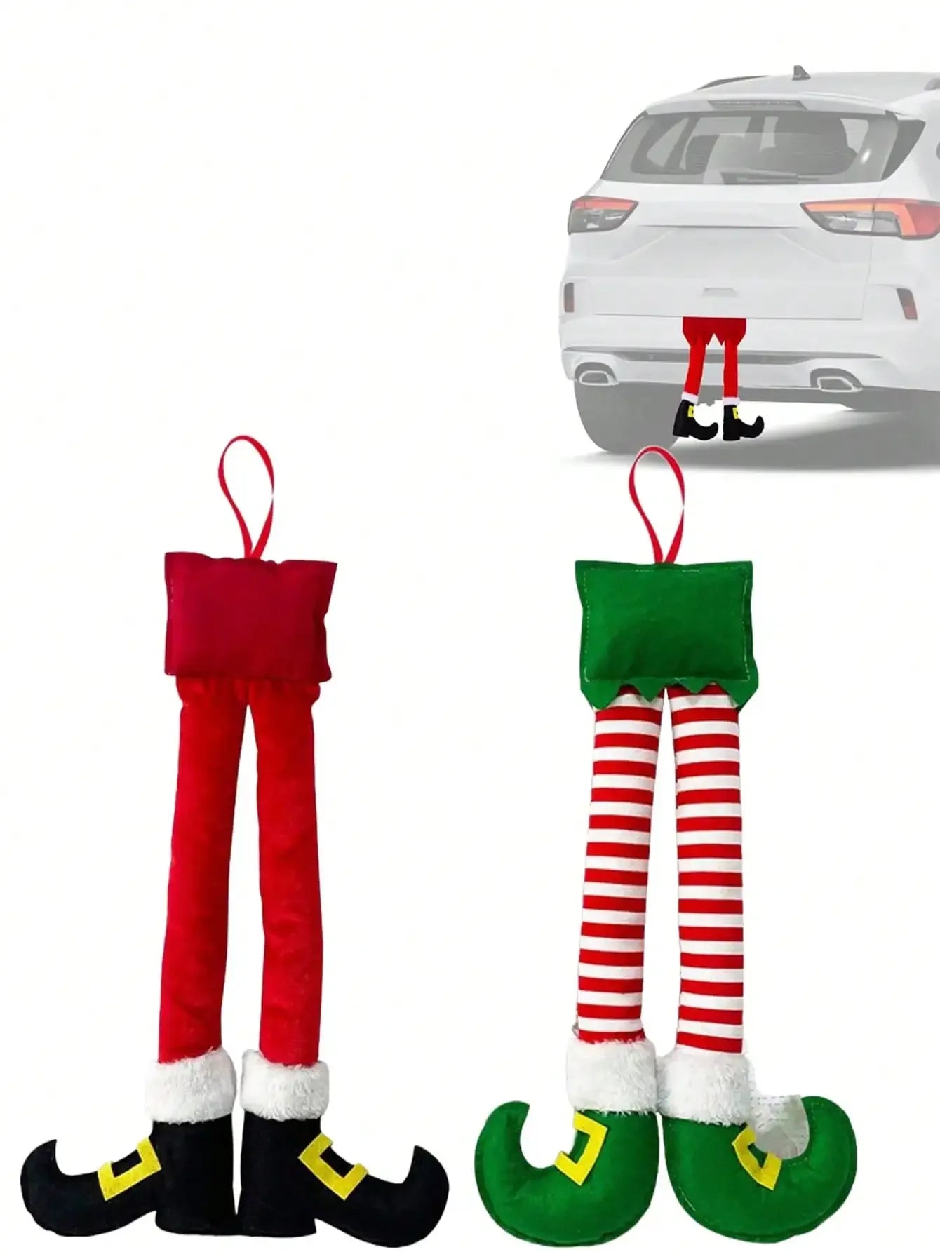 Christmas Elf Santa Legs Car Accessories Christmas Decor for Home Xmas Tree Pendants Ornaments Gifts Happy New Year Home Decor