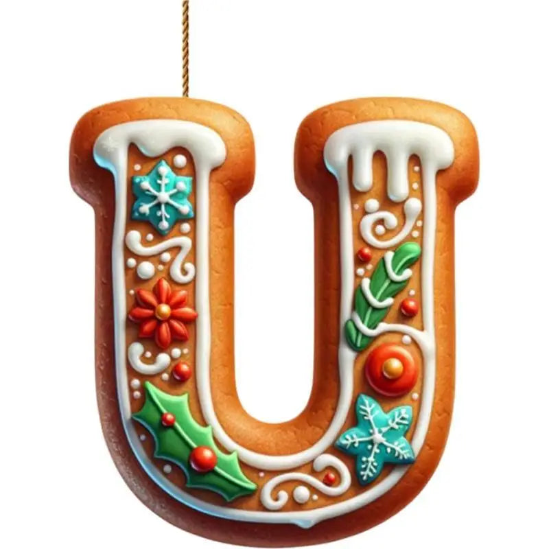 Christmas Ornaments DIY Decoration New Year Nativity 26 Letters Christmas Tree Hanging Navidad Decoration Holiday 2026