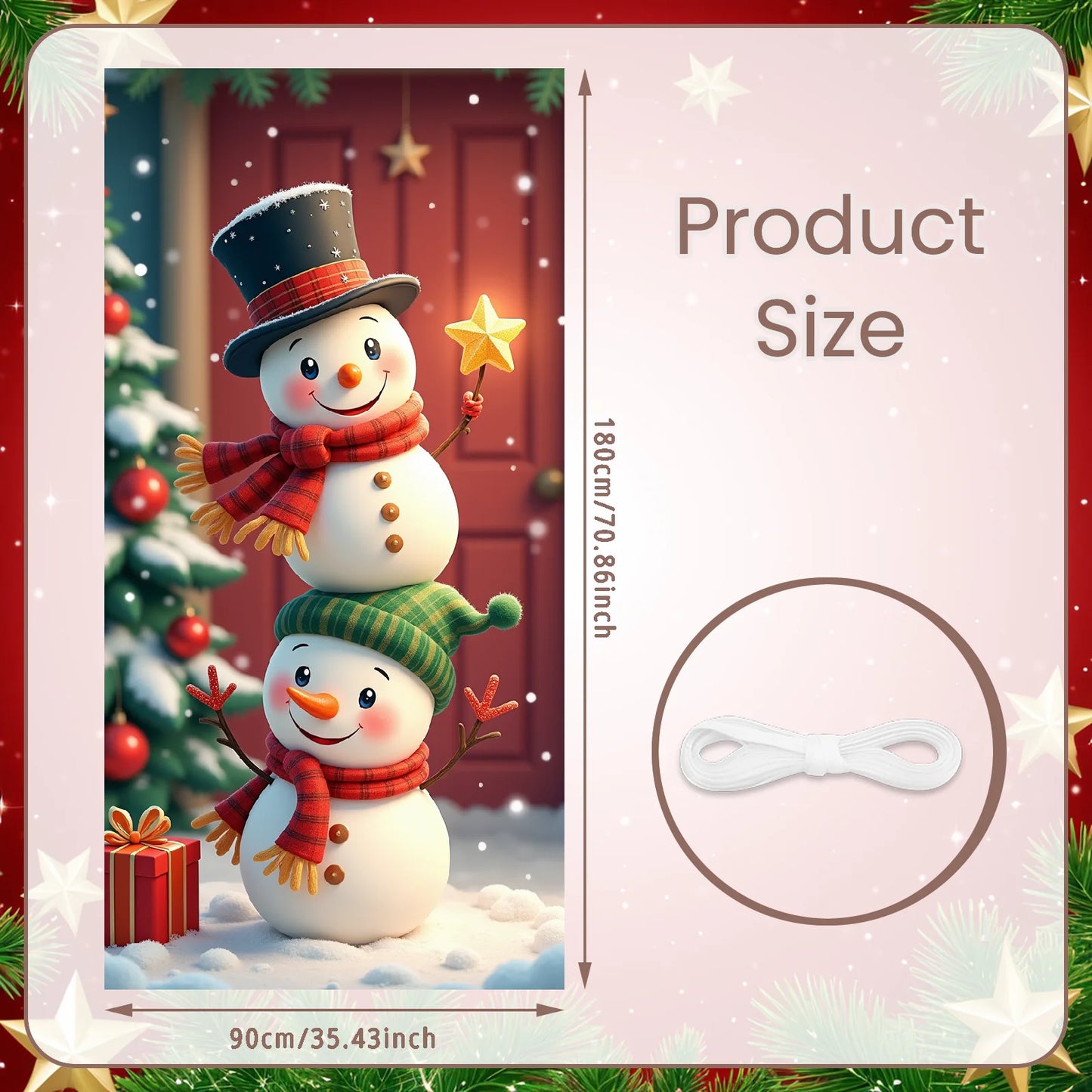 Christmas Hanging Flag Porch Door Banner Christmas Decorations For Home 2025 Ornaments Xmas Gifts Navidad New Year Decor 2026