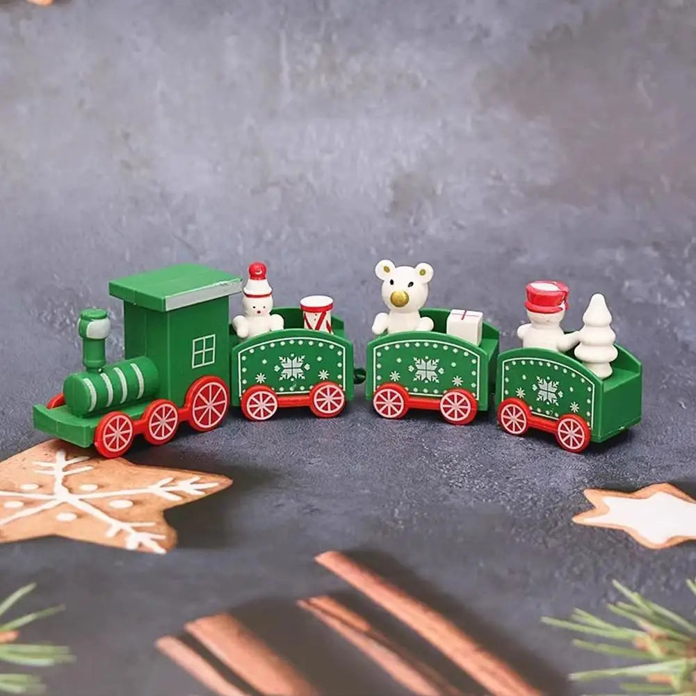 Christmas Train Merry Christmas Decorations For Home 2024 Cristmas Ornament Xmas Navidad Noel Gifts Happy New Year 2025 Gifts