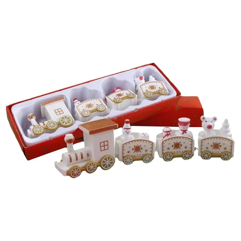 Christmas Train Merry Christmas Decorations For Home 2024 Cristmas Ornament Xmas Navidad Noel Gifts Happy New Year 2025 Gifts