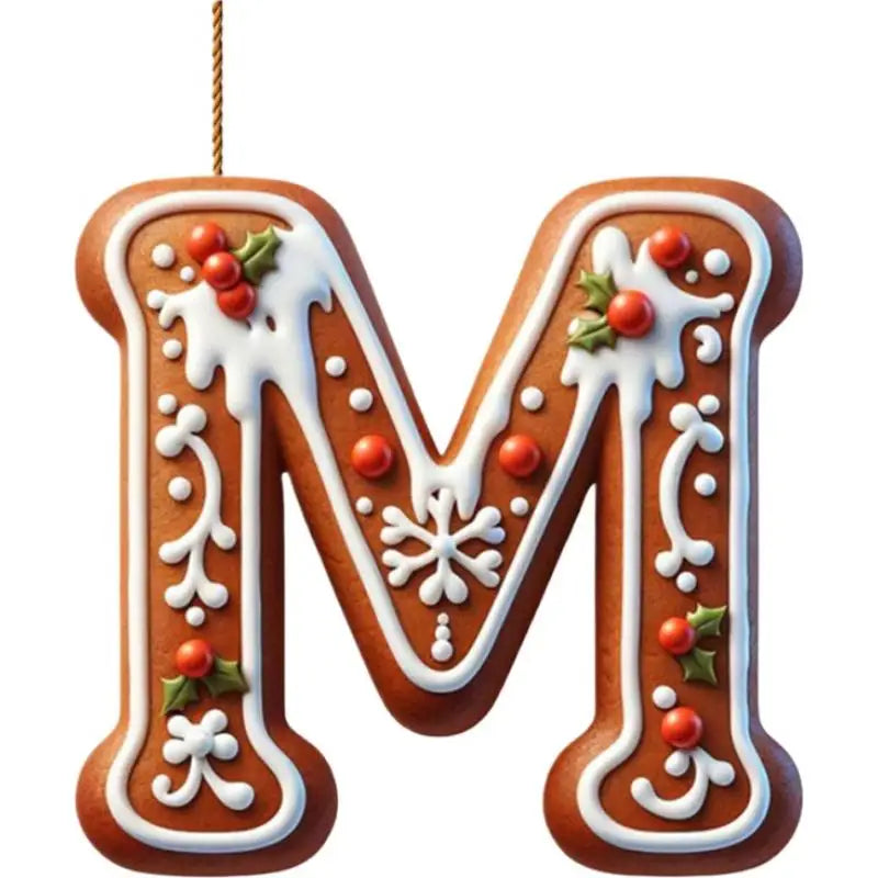 Christmas Ornaments DIY Decoration New Year Nativity 26 Letters Christmas Tree Hanging Navidad Decoration Holiday 2026