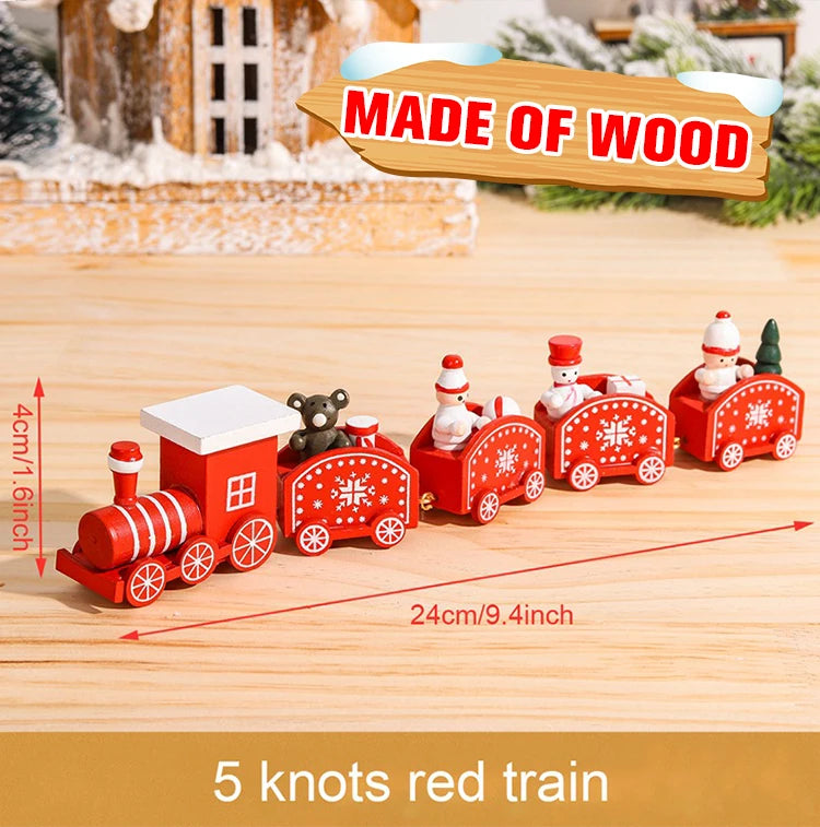 Christmas Train Merry Christmas Decorations For Home 2025 Cristmas Ornament Xmas Navidad Noel Gifts Happy New Year 2026 Gifts