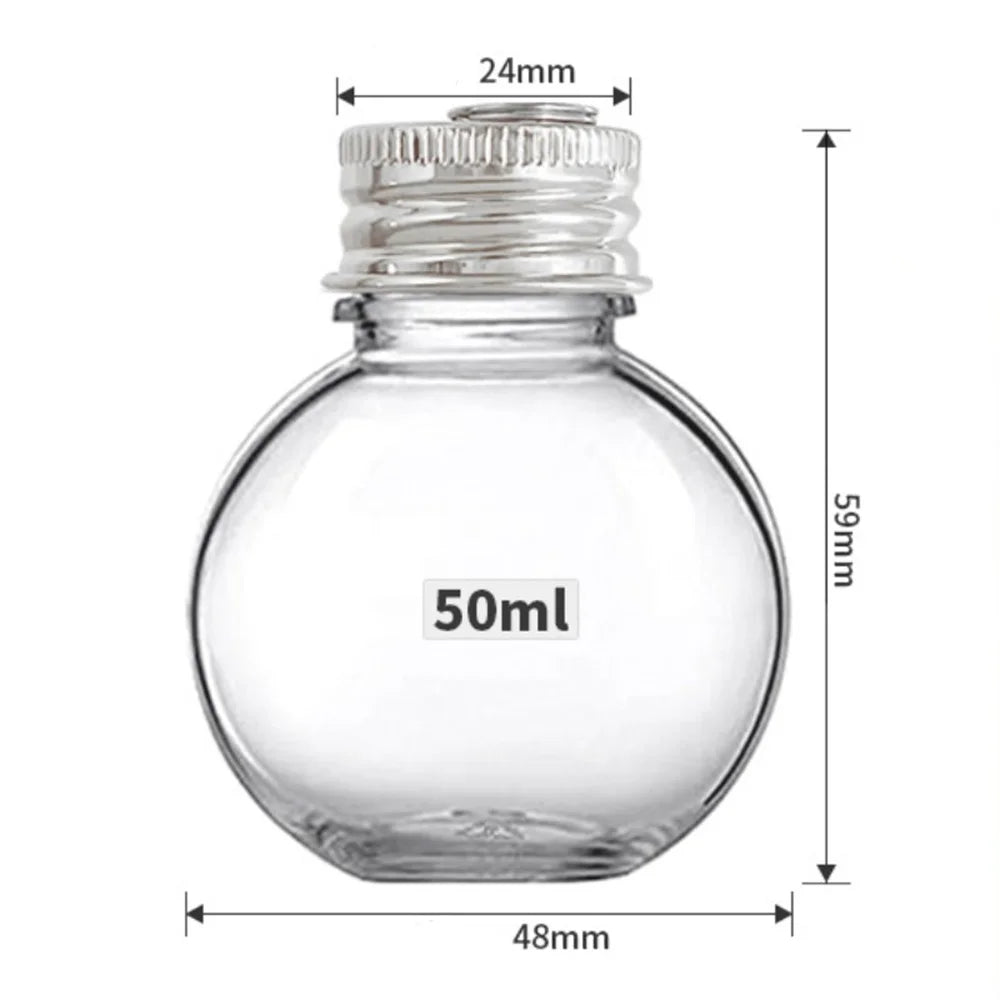 Christmas Decoration Ball Juice Cold Drink Water Beverage Bottle Booze Filled Xmas Tree Ornaments Home Outdoor Festival Decor