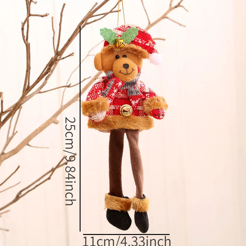 Christmas Decorations for Home Lovely Faceless doll Hanging Pendant Christmas Tree DIY Decor Ornaments Xmas New Year Gifts Kids