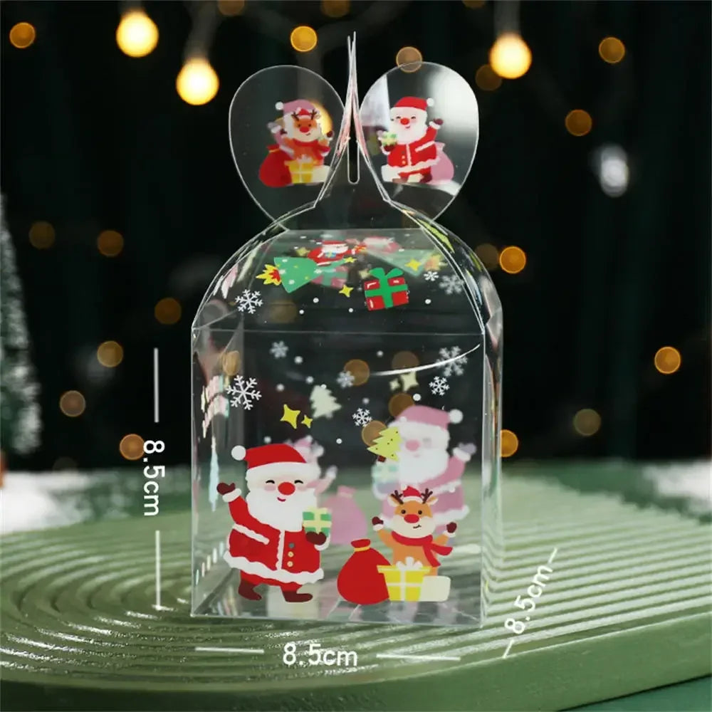1pcs Christmas Ball Candy Box Christmas Tree Pendant Tinplate Children Spherical Gift Iron Box New Year Decoration Xmas
