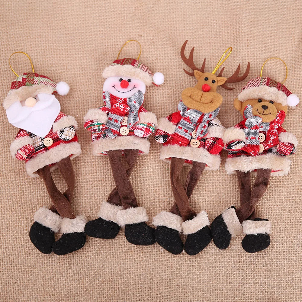 Christmas Decorations for Home Lovely Faceless doll Hanging Pendant Christmas Tree DIY Decor Ornaments Xmas New Year Gifts Kids