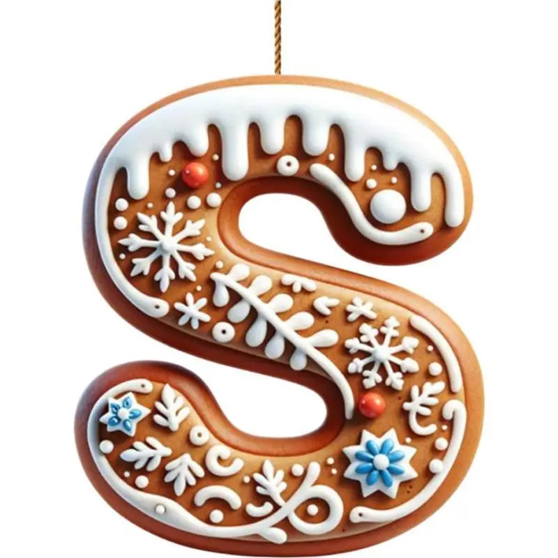 Christmas Ornaments DIY Decoration New Year Nativity 26 Letters Christmas Tree Hanging Navidad Decoration Holiday 2026