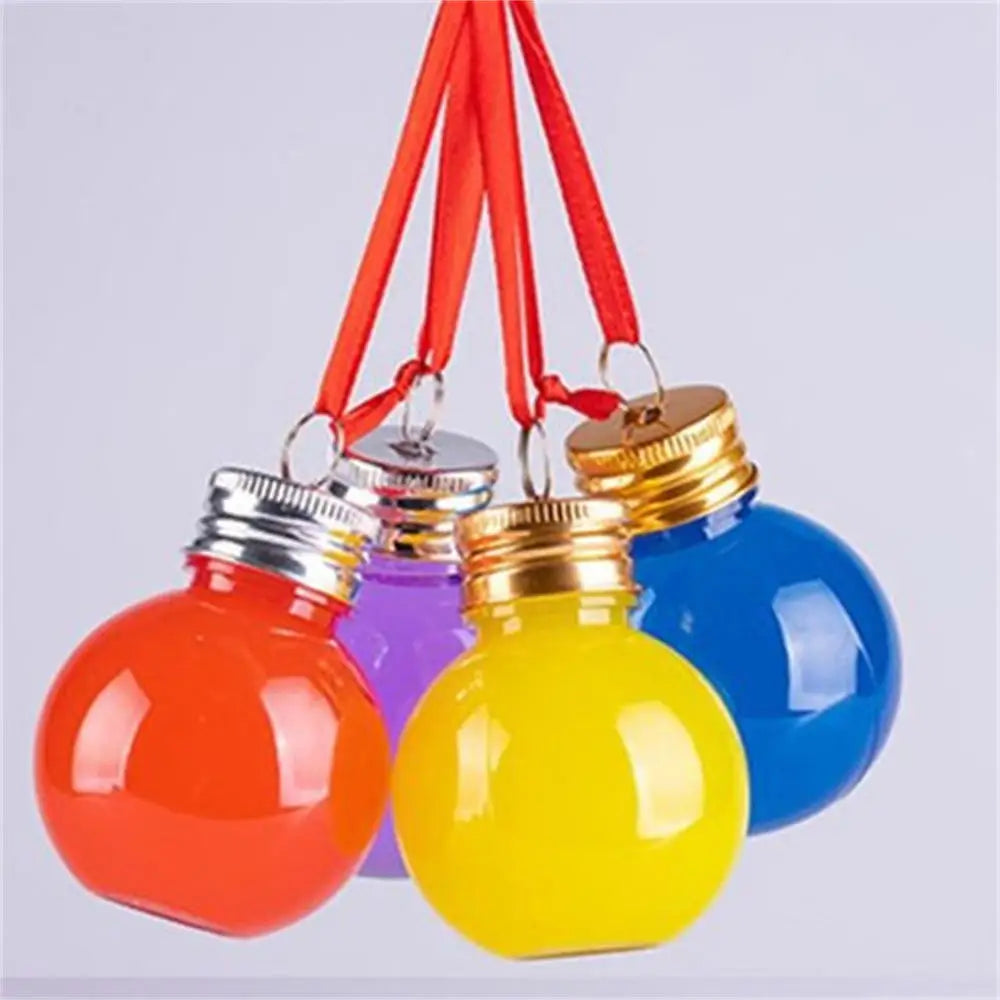 Christmas Decoration Ball Juice Cold Drink Water Beverage Bottle Booze Filled Xmas Tree Ornaments Home Outdoor Festival Decor