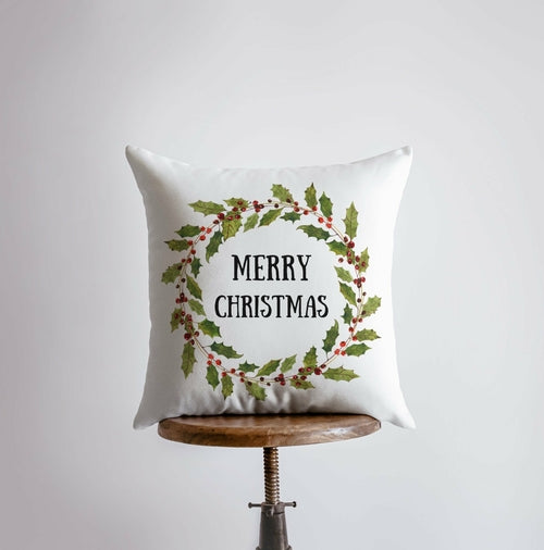 Christmas Wreath Pillow